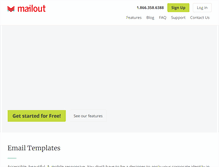 Tablet Screenshot of mailout.com